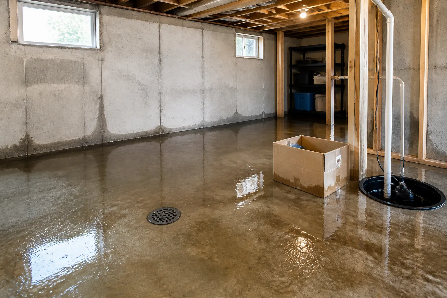 Basement Flooding and Sump Pump Emergency